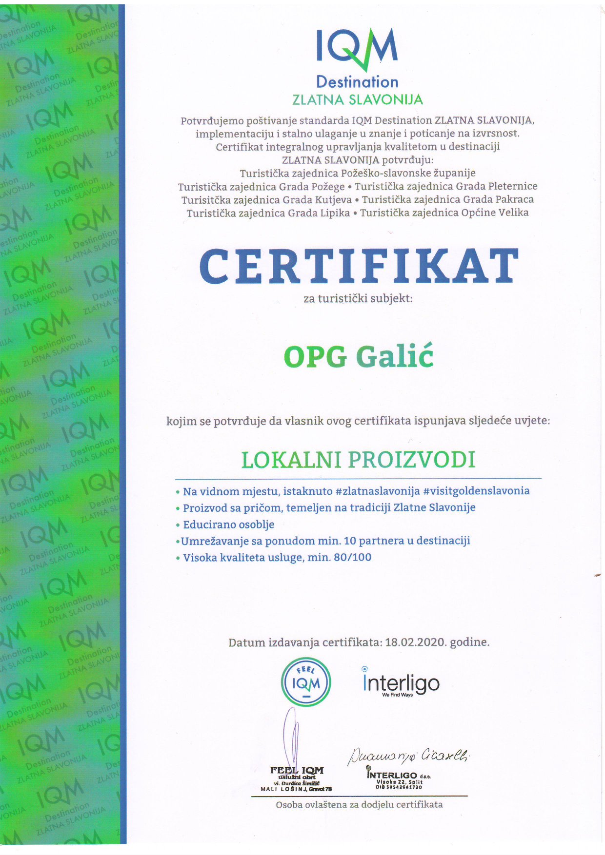 galic-certifikat